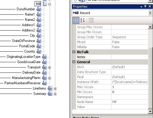 Tried to limit the number of occurances using the schema. Unsuccessful